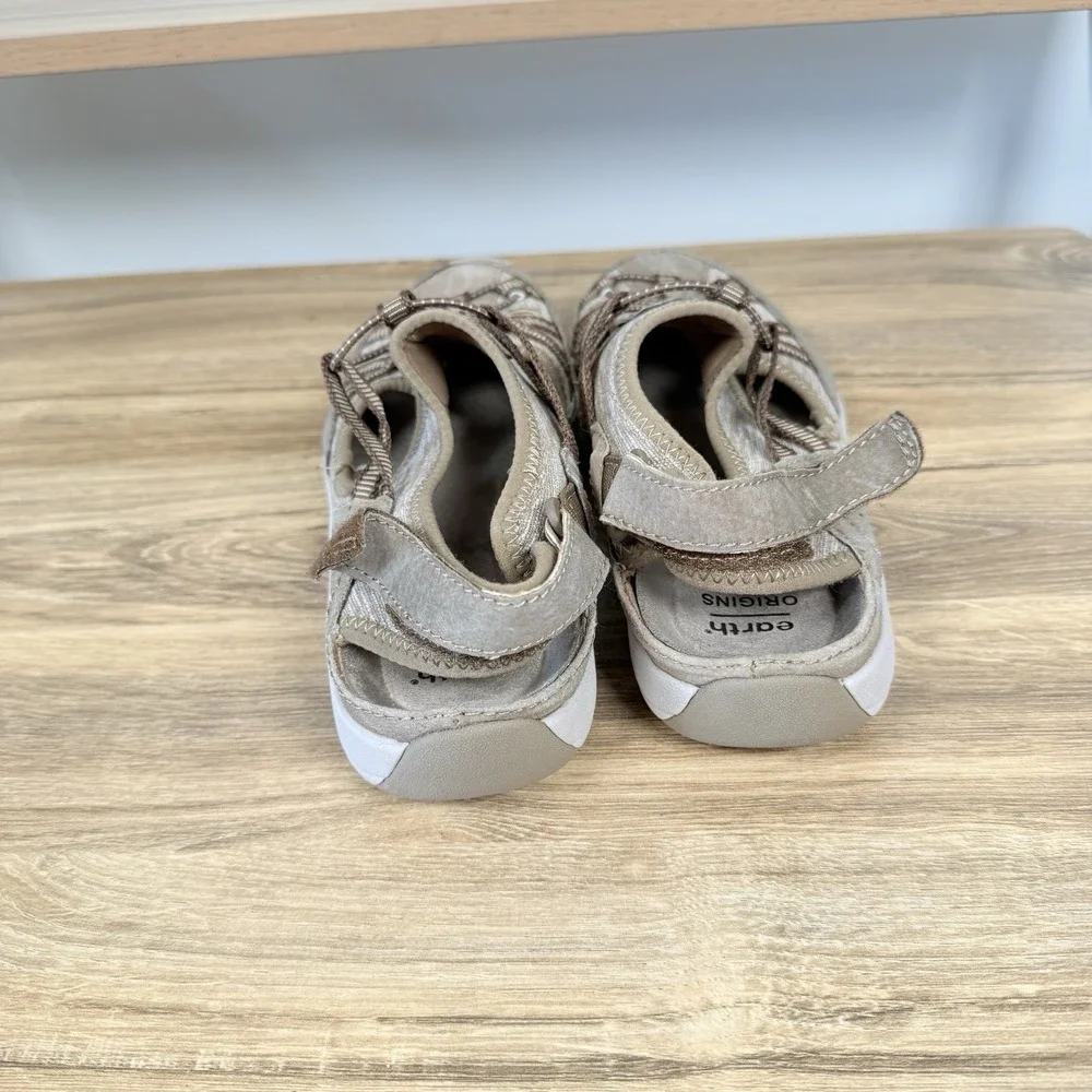Earth Origins‎ Sid Hybrid Sneaker Sandal Beige Brown Women's Size 7.5